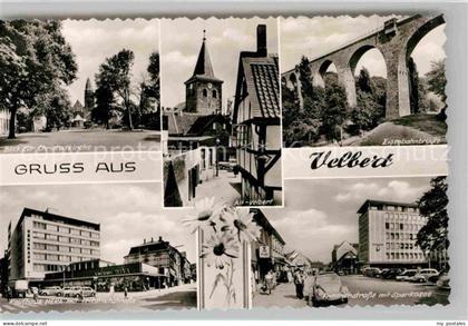 Velbert Christuskirche Alt Velbert Eisenbahnbruecke Kaufhaus Hera Friedrichstr S