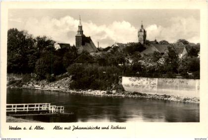 Verden a.d. Aller, mit johanniskirche und Rathaus