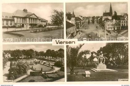 Viersen Bahnhof Neumarkt Ehrenmal Stadtpark
