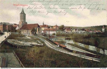 Waiblingen  Rems Rems-Murr-Kreis BW Teilansicht mit Kirche