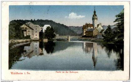 Waldheim in Sa. Partie an der Zschopau