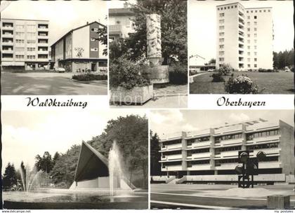 Waldkraiburg Teilansichten Die moderne Stadt im Gruenen