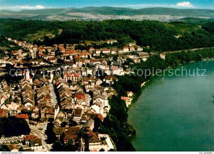 Waldshut-Tiengen Fliegeraufnahme Partie am Rhein