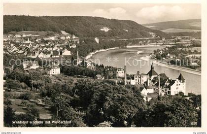 Waldshut-Tiengen Rheinpartie mit Waldschloss