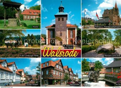Walsrode Lueneburger Heide Kloster Pferdewagen Lueneburger Heide Grosser Graben