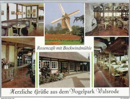 Walsrode Lueneburger Heide Walsrode Cafe Bockwindmuehle Vogelpark