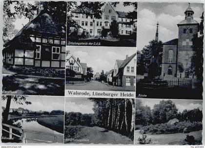 Walsrode Lueneburger Heide Walsrode Erholungsheim Forsthaus Kirche