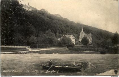 Waltershausen in Thüringen, Villen am Burgberg