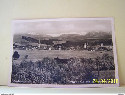 WANGEN (ALLEMAGNE) WANGEN IM ALLGAU. BLICK AUF OBERSTDORFER BERGE.