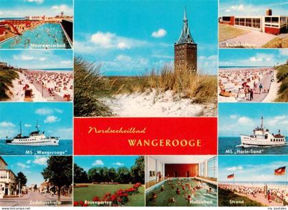 Wangerooge Wangeroog Nordseebad Meerwasserbad Strandpartien MS Wangerooge Zedeli