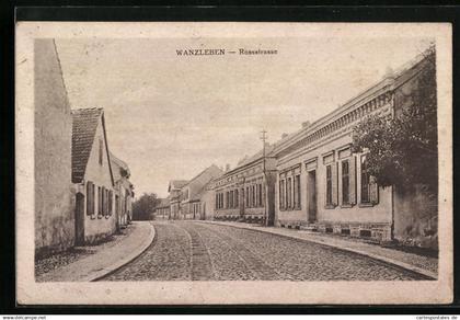 AK Wanzleben, Ansicht der Rossstrasse