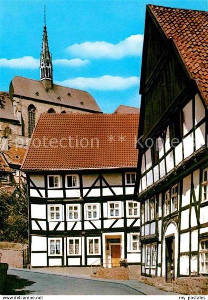 Warburg Westfalen Fachwerkwinkel in der Altstadt
