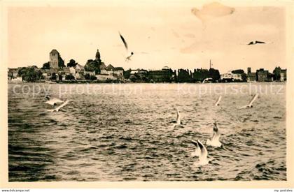 Waren Mueritz Blick von der Mueritz auf die Stadt Moewen