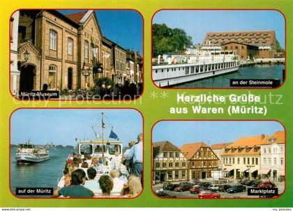 Waren Mueritz Steinmole Mueritz-Museum Marktplatz