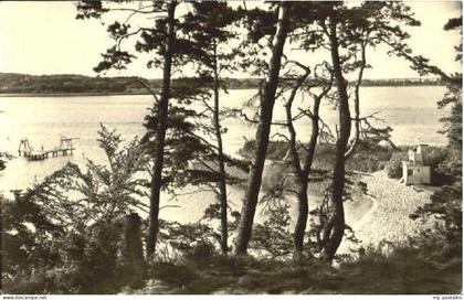 Waren Mueritz Waren Seebad Ecktannen ungelaufen ca. 1955