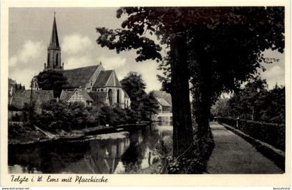 Telgte in Westfalen, Ems mit Pfarrkirche