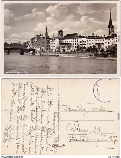Wasserburg am Inn Wasserburg a. Inn Panorama-Ansichten 1938