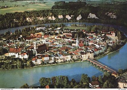 Wasserburg Inn Fliegeraufnahme