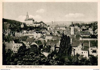 Weida  Thueringen Panorama mit Osterburg