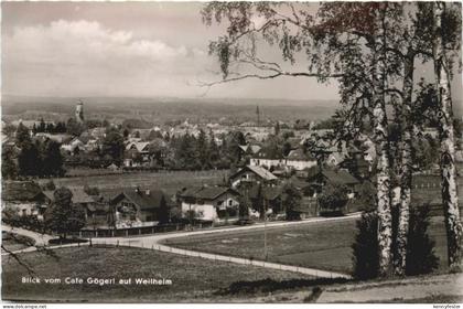 Weilheim - Blick vom Cafe Görgl