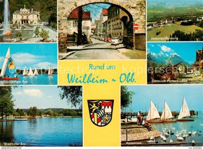 Weilheim Oberbayern Linderhof Starnberger See Dietlhofer See Weilheim Hohenpeiss