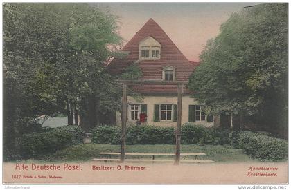 AK Alte Deutsche Posel Restaurant Gasthaus Bosel bei Meissen Radebeul Weinböhla Coswig Niederau Sörnewitz Dresden