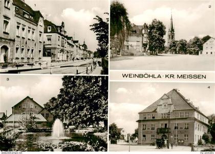 Weinboehla Bahnhofstrasse Kirchplatz Karl-Liebknecht-Platz Kirche Apotheke Brunn