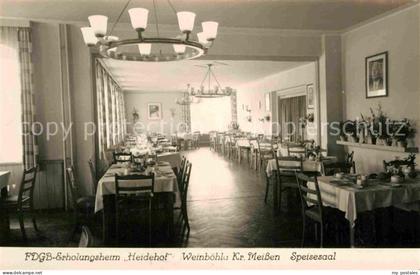Weinboehla Erholungsheim Heidehof Speisesaal