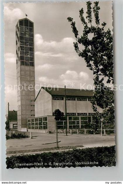 Weinheim Bergstrasse Markuskirche