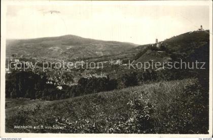 Weinheim Bergstrasse Panorama