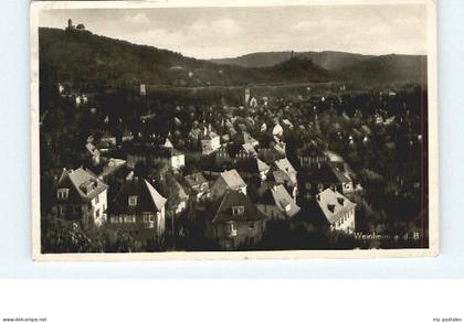 Weinheim Bergstrasse Weinheim gestempelt 1937