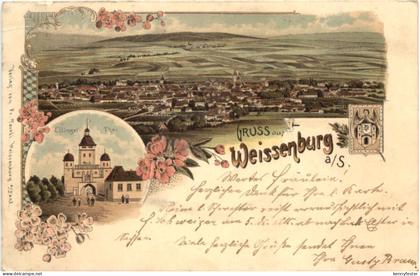 Gruss aus Weissenburg - Litho