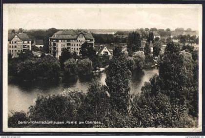 AK Berlin-Hohenschönhausen, Partie am Obersee