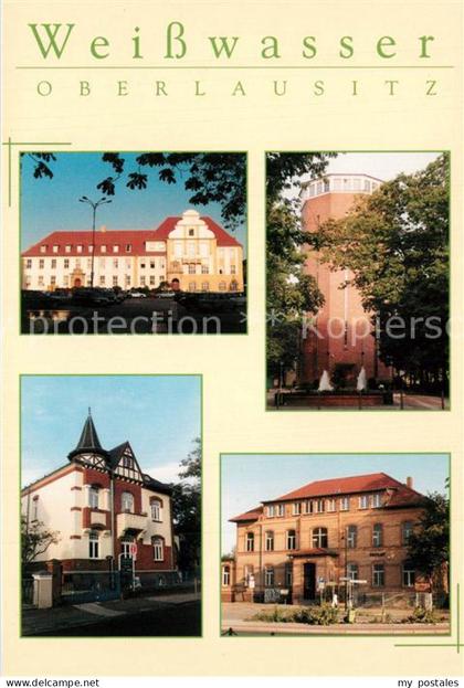 Weisswasser Oberlausitz Rathaus Wasserturm Touristeninformation Post