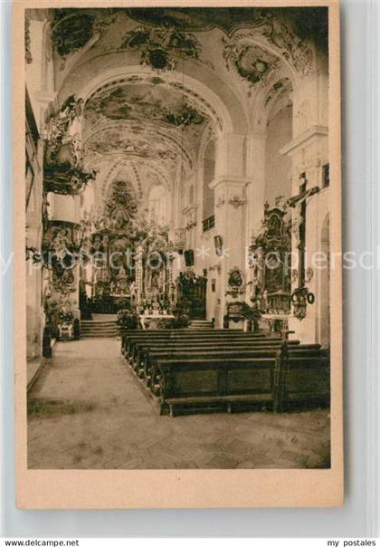 Wemding Inneres der Wallfahrtskirche