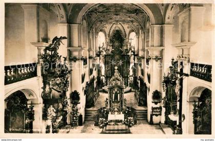 Wemding Inneres der Wallfahrtskirche