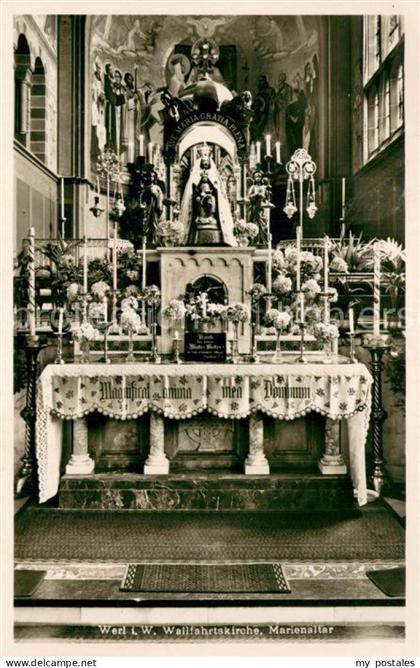 Werl Westfalen Wallfahrtskirche Marienaltar