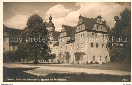 Wermsdorf Saechsische Reit und Fahrschule Jagdschloss
