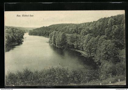 AK Tiefensee / Werneuchen, Partie am Mittel-See