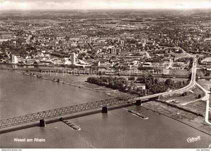 WESEL  Rhein Fliegeraufnahme