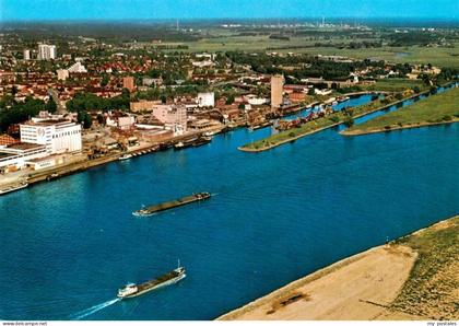 Wesel  Rhein Fliegeraufnahme