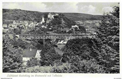 Westerburg  Westerwald Rheinland-Pfalz mit Talbruecke