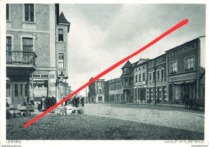 AK Lessen Lasin Adolf Hitler Ring Markt Rynek Graudenz Grudziadz Goßlershausen Jablonowo Freystadt Kisielice Westpreußen