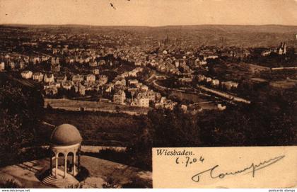 Wiesbaden, Blick auf Wiesbaden, 1904