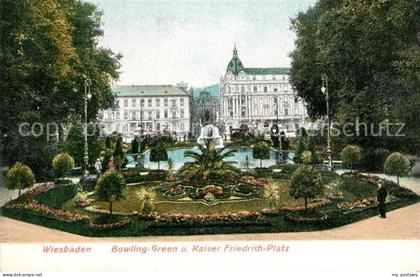 Wiesbaden Bowling Green und Kaiser Friedrich Platz