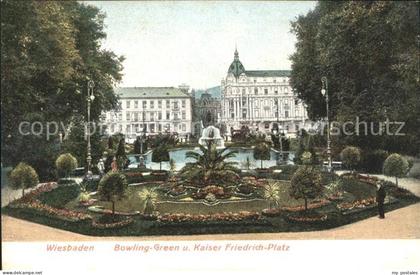 Wiesbaden Bowling Green und Kaiser Friedrich Platz