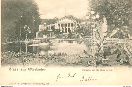 Wiesbaden Curhaus mit Bowling green