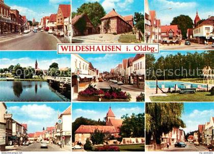 Wildeshausen Orts und Teilansichten Kirche Schwimmbad