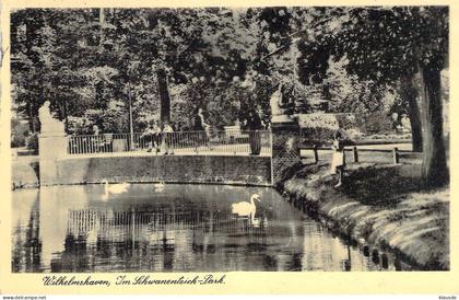 Wilhelmshaven - Im Schwanenteich-Park gel.1942