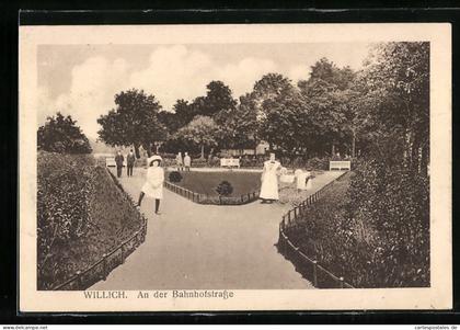 AK Willich, Parkanlage an der Bahnhofstrasse
